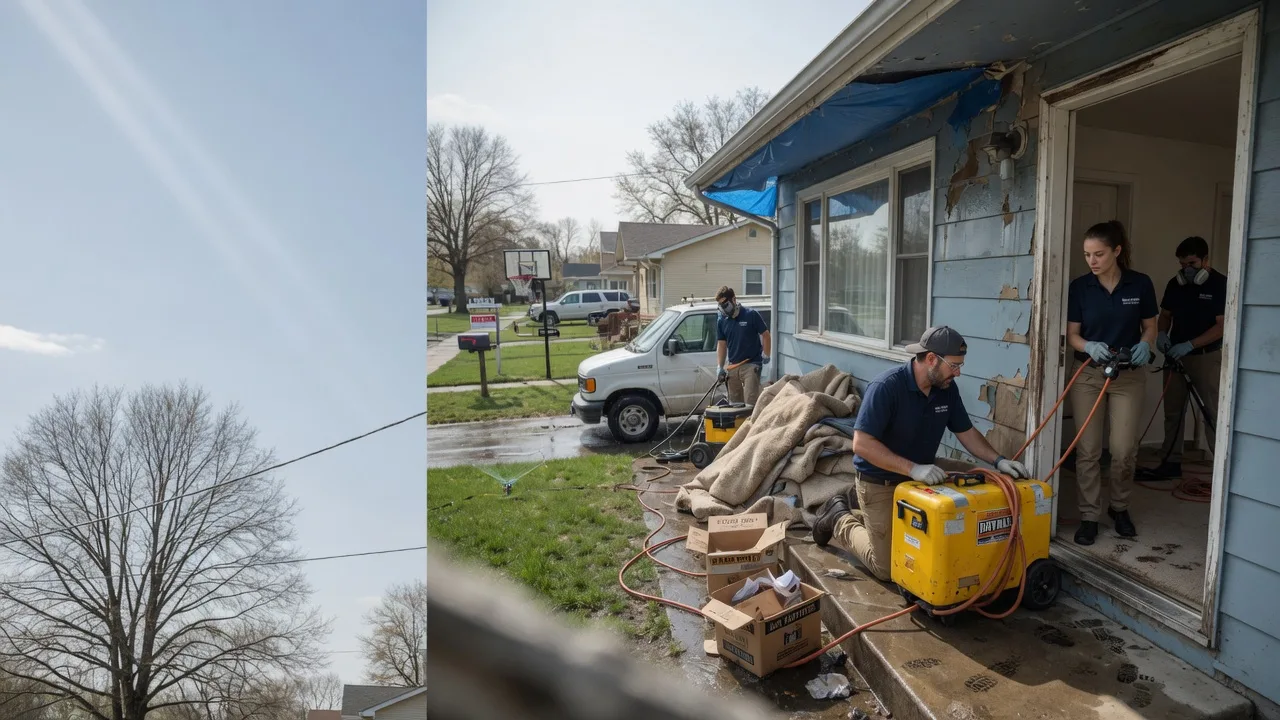 Basement Flood Cleanup in Hulbert, OK near me